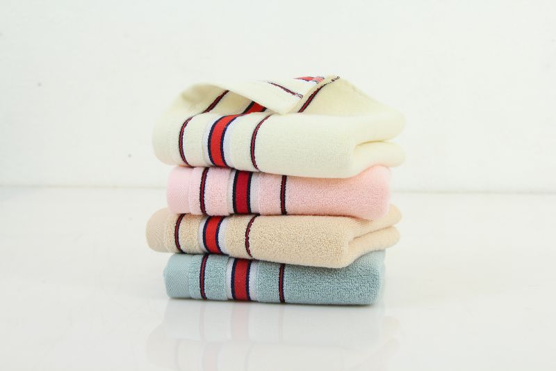 stack of face towels